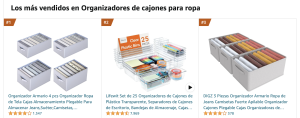Los más vendidos en Organizadores de cajones para ropa