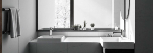 "Aprovecha el espacio en baños pequeños: muebles flotantes y colores claros para una sensación de amplitud"