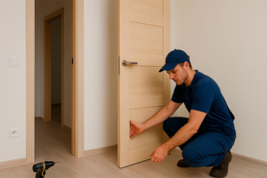 instalación de puertas interiores